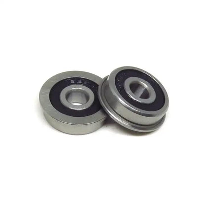 10Pcs F695 2RS Bearing 5 * 13 * 4mm ABEC-7 Flanged Miniature F695 RS Ball Bearings F695RS for VORON Mobius 2/3 3D Print