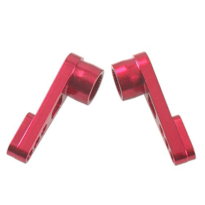 3Pack ShareGoo 25T Servo Horn Steering Arm Compatible with Futaba Savox HSP Power HD Servos Motor Compatible with Wltoys A949 A959-B A969 A979 K929 1/18 RC Car (Red) - color: Red