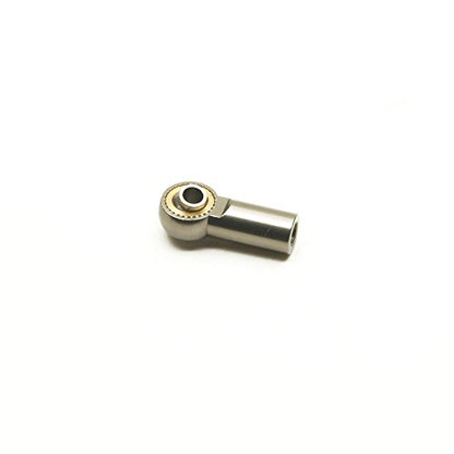 RC-Hub 10Pcs M3 Rod Ends Joint Aluminum M3 Metal Ball End Head Holder Tie for 1/10 RC D90 Axial SCX10 F350 (Titanium)