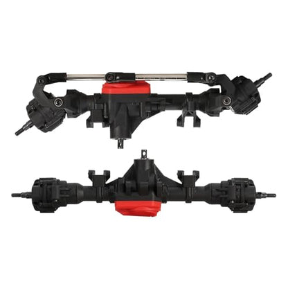 RC Vehicle Axles Compatible with TRX-4 1/10 RC Crawler Car Upgrade Parts RC Car Front Rear Axle Set Upgrade Parts Front Rear Portal Axle Assembly(Color:1Set) - color: 1Set