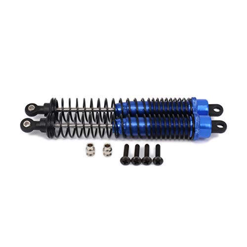 Shock Absorber Damper 130mm Oil Adjustable Alloy Aluminum for RC Car 1/10 Crawler Truck Upgraded Hop-Up Parts ECX VRX HPI HSP Traxxas Losi Axial Tamiya Redcat Himoto Losi(Dark Blue)