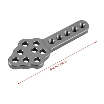 Rc Upgrade Spare For 1/10 4Pcs/set RC Car Shock Absorber Damper Mount Plate Adjustable Height Crawler Upgrade Accessories Replacement Parts(Gray) - color: Gray