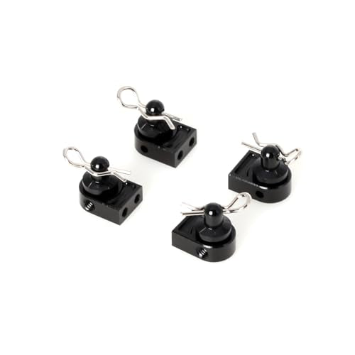 LCX Racing 1/10th RC Crawler Car Aluminum Body Post w/Clip Body Mount for Axial SCX10 PRO, Upgrades Parts Accessories