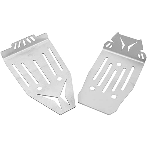 ShareGoo Stainless Steel RC Skid Plate,RC Chassis Armor Guard Plate Upgrade Parts Compatible with Arrma 1/10 Vorteks 4x4 Big Rock 3S RC Car