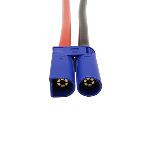 1Pair 10AWG Silicone Wire EC5 Male/Female Connector Pigtail Cable for RC Lipo Battery