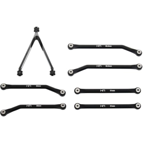 Hot Racing SXTF133HJ01 Aluminum High Clearance Links Set for (133.7mm) SCX24