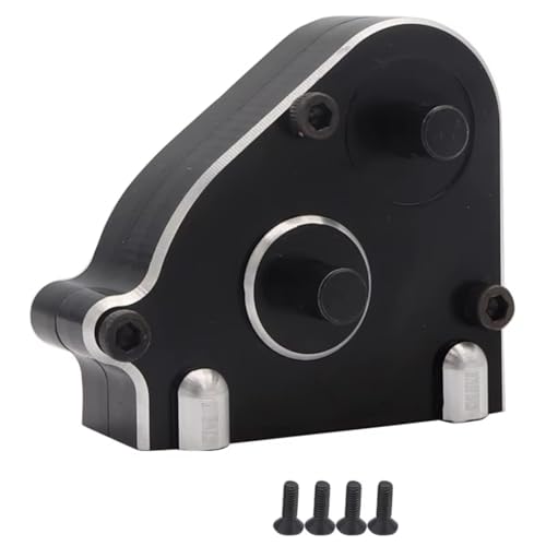 RC Repair Parts Compatible with MN128 MN86 MN86S MN86K for MN G500 1/12 RC Crawler Car Parts Accessories Metal Transmission Gearbox Transfer Case(Black) - color: Black