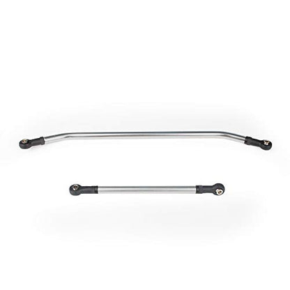 LCX Racing 1/10th RC Crawler Car Aluminum AR60 OCP Front Steering Link for Axial Wraith RR10 SMT10 AX10, Upgrades Parts Accessories (Silver) - color: Silver