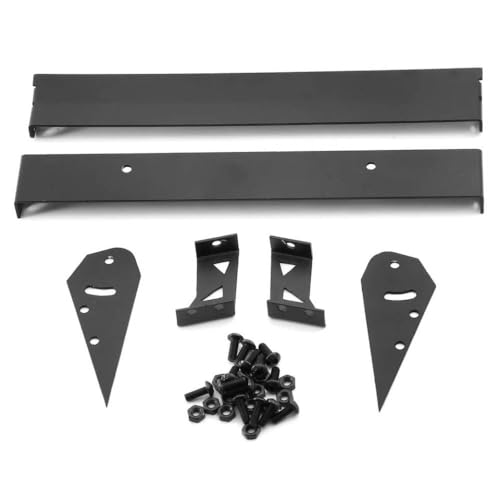 Rear Spoiler Metal Tail Wing Compatible with 1/10 RC On Road Racing Drift Cars Models TT01 TT02 XV01 PTG2 94123 FW06