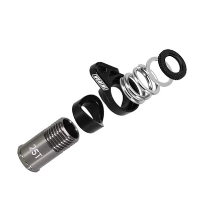 INJORA 25T Aluminum Servo Saver with Servo for GROM Mini Kraton Losi Nascar