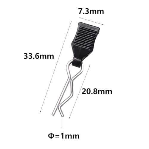 Rc Toys Accessories for MJX 16101 16102 16208 16209 16210 1/16 12pcs Body Shell Clip Pin with Fixing Mount RC Car Replacements Accessories