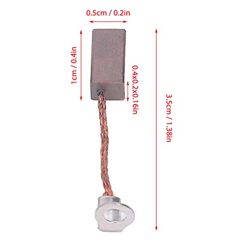 6pcs RC Carbon Motor Brush Climbing Car Brush Motor 35mm Replacement Part for 540 550