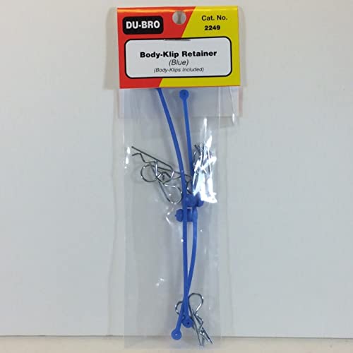 Du-Bro 2249 Blue Body Klip Retainer (2-Pack) - color: Blue