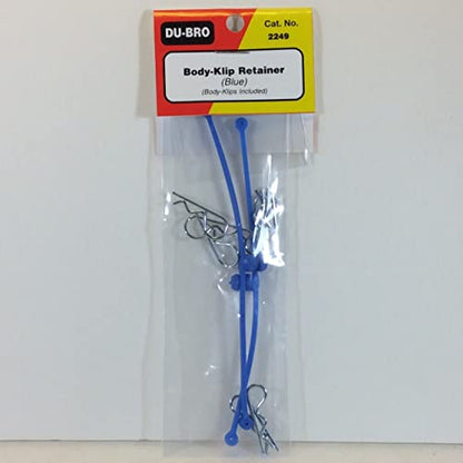 Du-Bro 2249 Blue Body Klip Retainer (2-Pack) - color: Blue