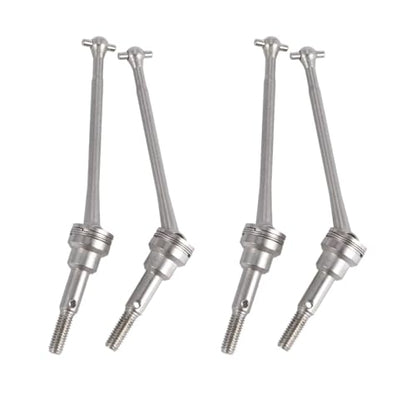RC Car Drive shafts Compatible with Wltoys 12428 12423 1/12 RC Crawler Short Course Truck Car Upgrade Parts 4Pcs Metal Front Drive Shaft CVD 0090