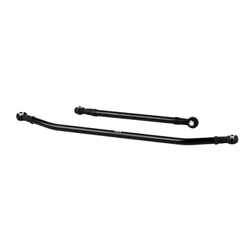 LCX Racing 1/10th RC Crawler Car Aluminum AR60 OCP Front Axle Steering Link for Axial Wraith RR10 SMT10 AX10, Upgrades Parts Accessories (Black) - color: Black