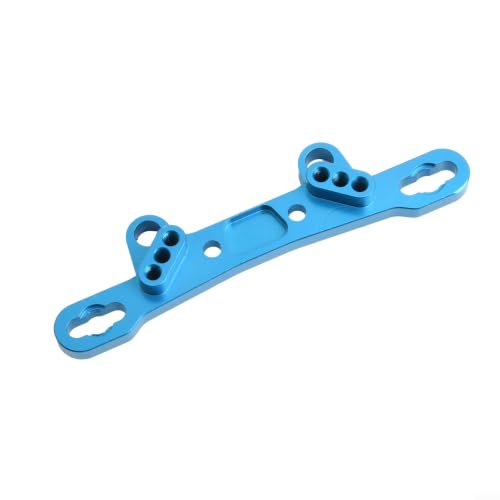 Aluminum Alloy Steering Knuckle Arms Set for TT02 1/10 RC Car, Metal Front Upright Upgrade Parts with Rich Accessories, Lightweight Rust-Proof Blue(F R shock bracket) - size: F R shock bracket