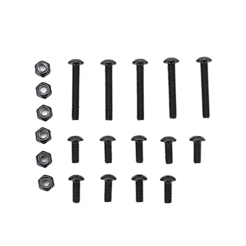 Aluminum Alloy Chassis Lift Plate Kit, for AXIAL SCX10 1/10 RC Climbing Car Chassis Elevation Modification (Black)