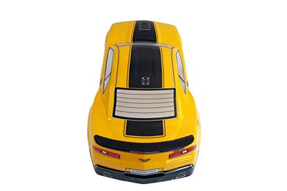 1/10 Scale RC Printed Precut Drift Racing Touring Onroad Car Body Shell Width 190mm with Wing Mirror Accessories (Yellow Black Stripe) - style: Yellow Black Stripe