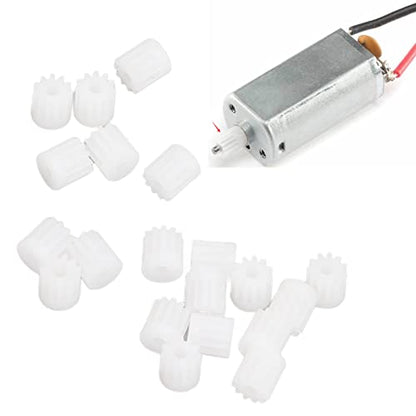 VGEBY RC Motor Plastic Gear,20pcs Plastic Motor Gear 1/24 for SCX24 11T Remote Control Car Replacement Accessories Scx24 Motor Scx24 Motor Gear Scx24 Pinion Gear
