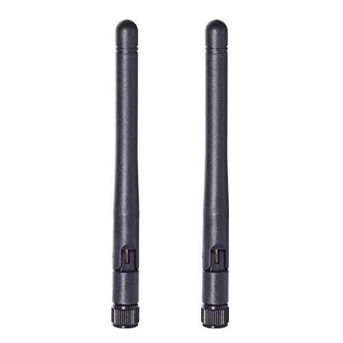Bingfu Dual Band WiFi 2.4GHz 5GHz 5.8GHz 3dBi MIMO RP-SMA Male Bluetooth Antenna (2-Pack) for PC Computer WiFi Router Wireless Network Card USB Adapter Security IP Camera Video Surveillance Monitor - color: （RP-SMA Male）Antenna 2-Pack