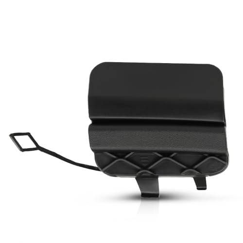 LQI Car Rear Bumper Tow Hook Cover Compatible with Benz C300 C350e C450 C43 AMG 4Matic, Base 2015-2020 2058850256 Black - size: Rear | Fit Benz W205 C-Class 2015-2020