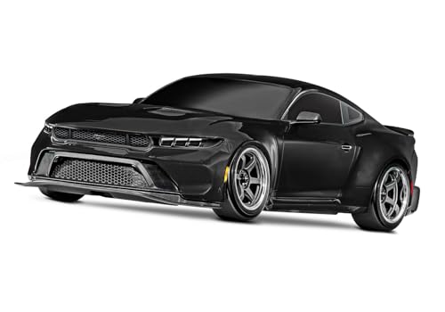 Traxxas 1/10 Scale 4-Tec Drift Car with Ford Mustang (Black) - color: Black