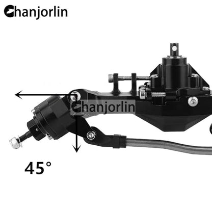 1/10 RC Crawler Car Front and Rear Currie F9 Portal Axle Set Assemble Compatible with 1:10 Scale RC Crawler Car Axial Capra UTB10 1.9 UTB Upgrade Parts (Front Axle) - color: Front Axle