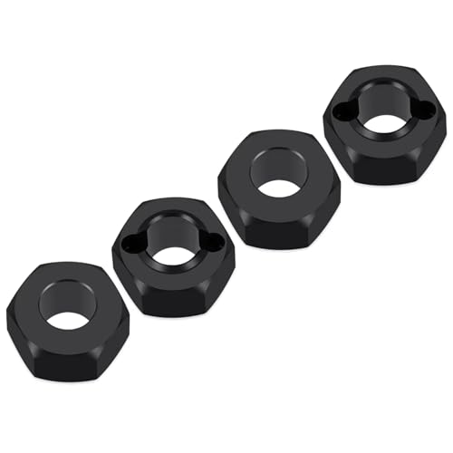 Rc Accessories for LOSI for Mini-B 2WD for Mini-T 2.0 4Pcs 1/16 1/18 Metal Hex Wheel Hub Adapters Conversion RC for Buggy Truck Model Upgrade Parts