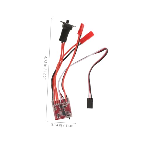 30a Brushed Motor Esc Brake Dual Way Speed Controller for Rc Boat Crawler DIY Rc Car