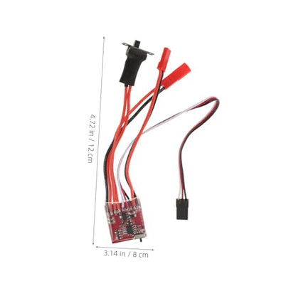 30a Brushed Motor Esc Brake Dual Way Speed Controller for Rc Boat Crawler DIY Rc Car