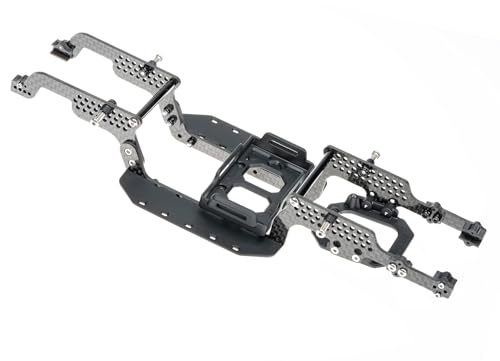 LCG Carbon Fiber Universal Chassis Frame Kit for 1/18 RC Crawler TRX4M Upgrade - size: A