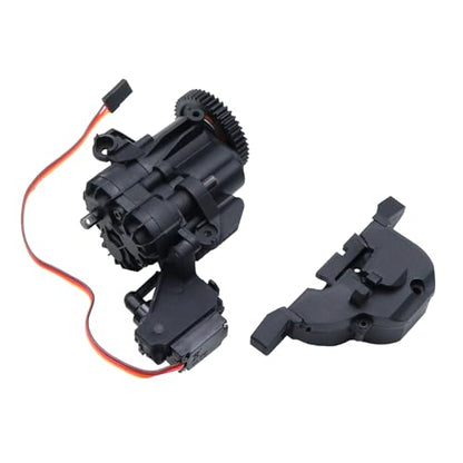 Dual Speed Gearbox with Servo and Transmission Internal Gears for 1/10 RC Crawler TRX4 TRX6 Upgrade Parts