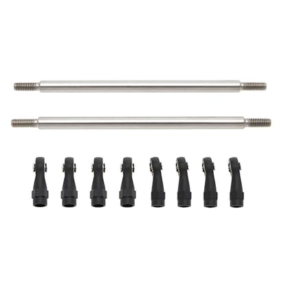 MEUS RACING 1/10 Links Steel Chassis Links Kit for Traxxas TRX4 Axial SCX10 Tamiya CCO1 Redcat Gen8 1/10 RC Crawler (100mm) - size: 100mm