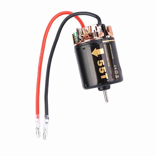 RC Model Car 540 Brushless Motor, 55T High Sensored Motor for 1/10 Off Road Crawler Truck, Universal Replacement for Climbing Car - size: 55T