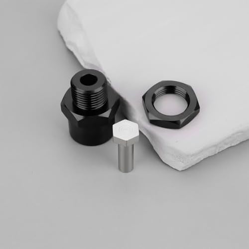 1 Set 12mm to 17mm Wheel Hex Hub Adapter Extension Conversion for 1/10 RC Car Upgrade Parts Black - color: Black