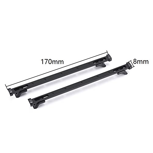 Luggage Carrier Roof Rack Roof Fixing Rail for 1/10 RC Crawler TRAXS RTX4 RTX6 Axial SCX10 III 90046 AXI03007 Parts| | -