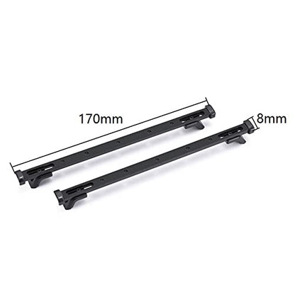 Luggage Carrier Roof Rack Roof Fixing Rail for 1/10 RC Crawler TRAXS RTX4 RTX6 Axial SCX10 III 90046 AXI03007 Parts| | -
