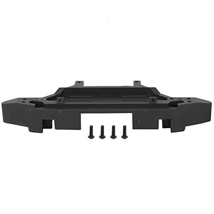 Metal Front Bumper Upgrade for 1/10 RC Crawler Lightweight Aluminium Alloy Black 1 Piece