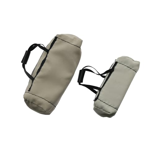 3 Pieces RC Car High Simulation Luggage Bags Accessoires Decoration Model Car Travel Bags for 1:10 RC Crawler Car Spare Parts, Gray