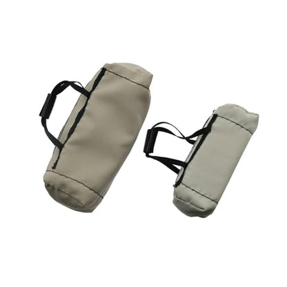 3 Pieces RC Car High Simulation Luggage Bags Accessoires Decoration Model Car Travel Bags for 1:10 RC Crawler Car Spare Parts, Gray