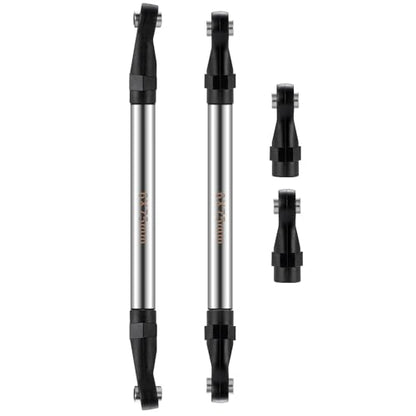 2Pcs Stainless Steel Link Rod Linkage Plastic Link Rod End，75mm | 55mm-155mm，Upgrade Parts，For Axial 1/10 SCX10 TRX4，RC Crawler Car - style: 75mm