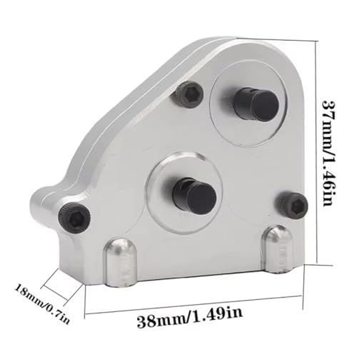 Rc Parts Compatible with MN MN86 MN86S MN86K MN86KS G500 1/12 RC Crawler Car Upgrade Parts Metal Transmission Gearbox Transfer Case - color: Silver