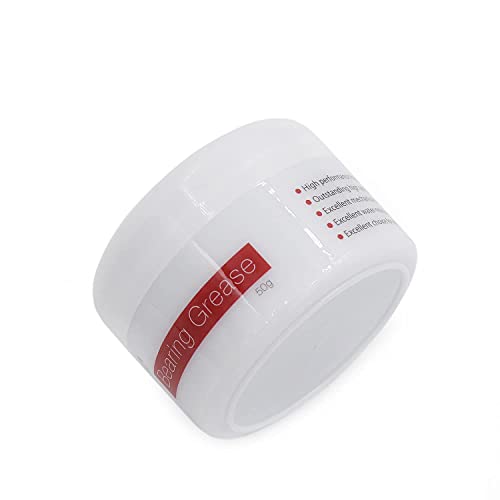 50g High Performance Spindle Lubricating Oil, Bearing Grease Paste | Low/High Temperature Bicycle Grease for PC Bearing Fan Electric Motor Gear Keyboard Switch Bike, Polyurea Based Grease - style: 50g
