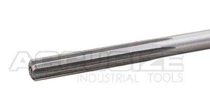 Accusize Industrial Tools 1/4'' H.S.S. Straight Shank Straight Flute Chucking Reamer, Flute Length 1-1/2'', Oal 6'', Right Hand, 6 Flute, 5015-0045 | 1/4" HSS Straight Shank Straight Flute Chucking Reamer, Flt Len 1-1/2", OAL 6", Right Hand Cut, 6 Flute,