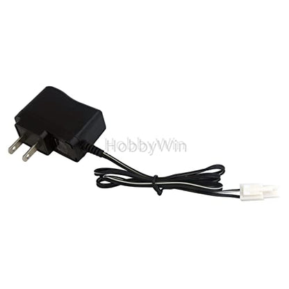 9.6V 250mA US Charger EL2P Male Plug Positive to Square for NiMH NiCD RC Car Battery