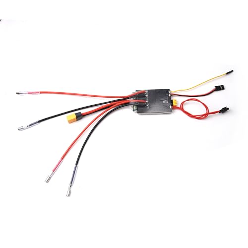 30A Bidirectional Brushed ESC 2-6S RC 30Ax2 Mixed Control ESC | Dual Way Electric Speed Controller for RC Tank Speed Difference Boat RC Cars Tracked Vehicles
