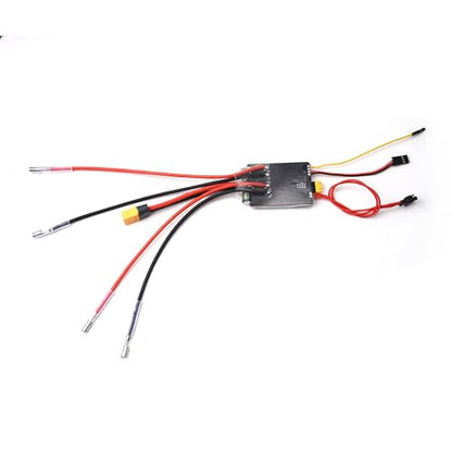 30A Bidirectional Brushed ESC 2-6S RC 30Ax2 Mixed Control ESC | Dual Way Electric Speed Controller for RC Tank Speed Difference Boat RC Cars Tracked Vehicles