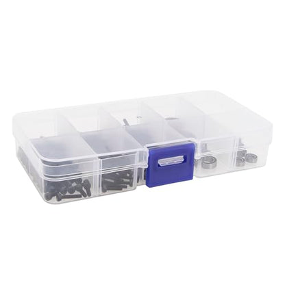 MEUS RACING Ascent 18 Bushings Bearings Screws 236pcs Kit for Redcat Ascent-18 1/18 RC Crawler Upgrade Parts