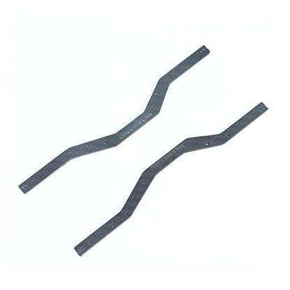 LCX Racing 1/24th RC Crawler Car Carbon Fiber Chassis Frame Rail for Axial SCX24, Upgrades Parts Accessories